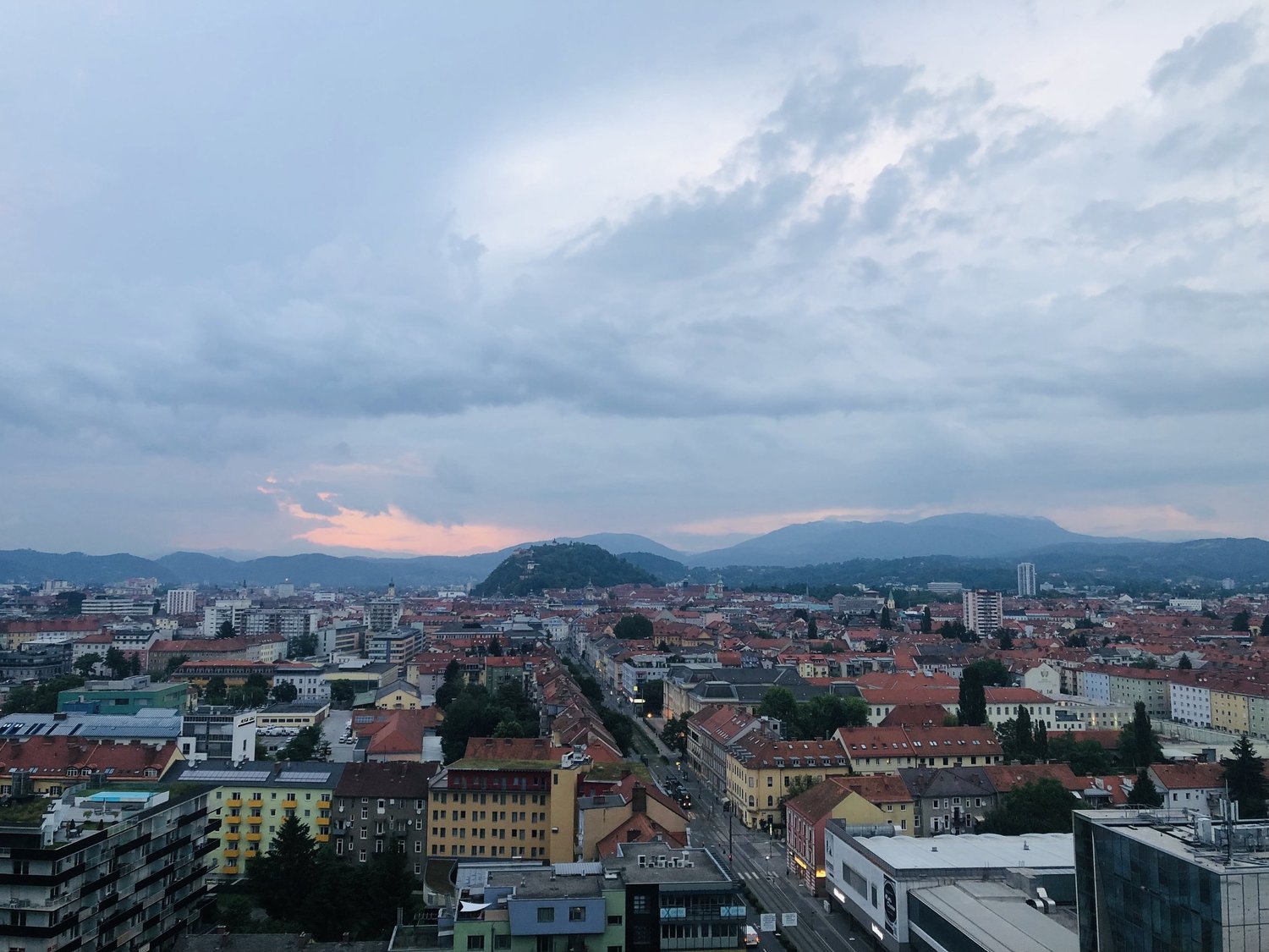 View of Graz at the opening party 