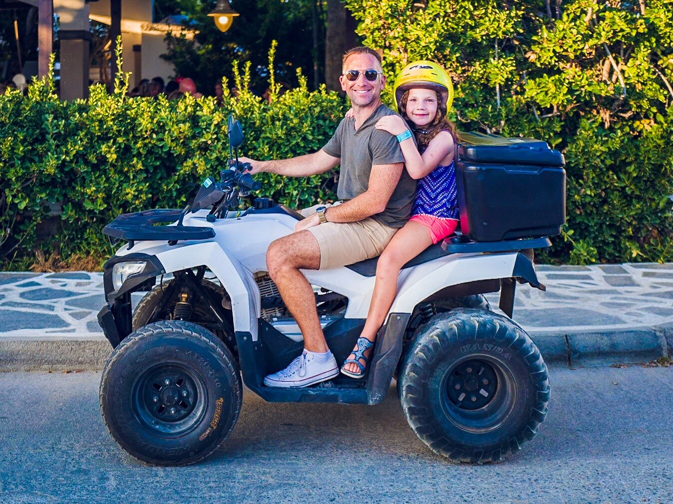 Quad biking in Greece was a highlight of the Summer trip