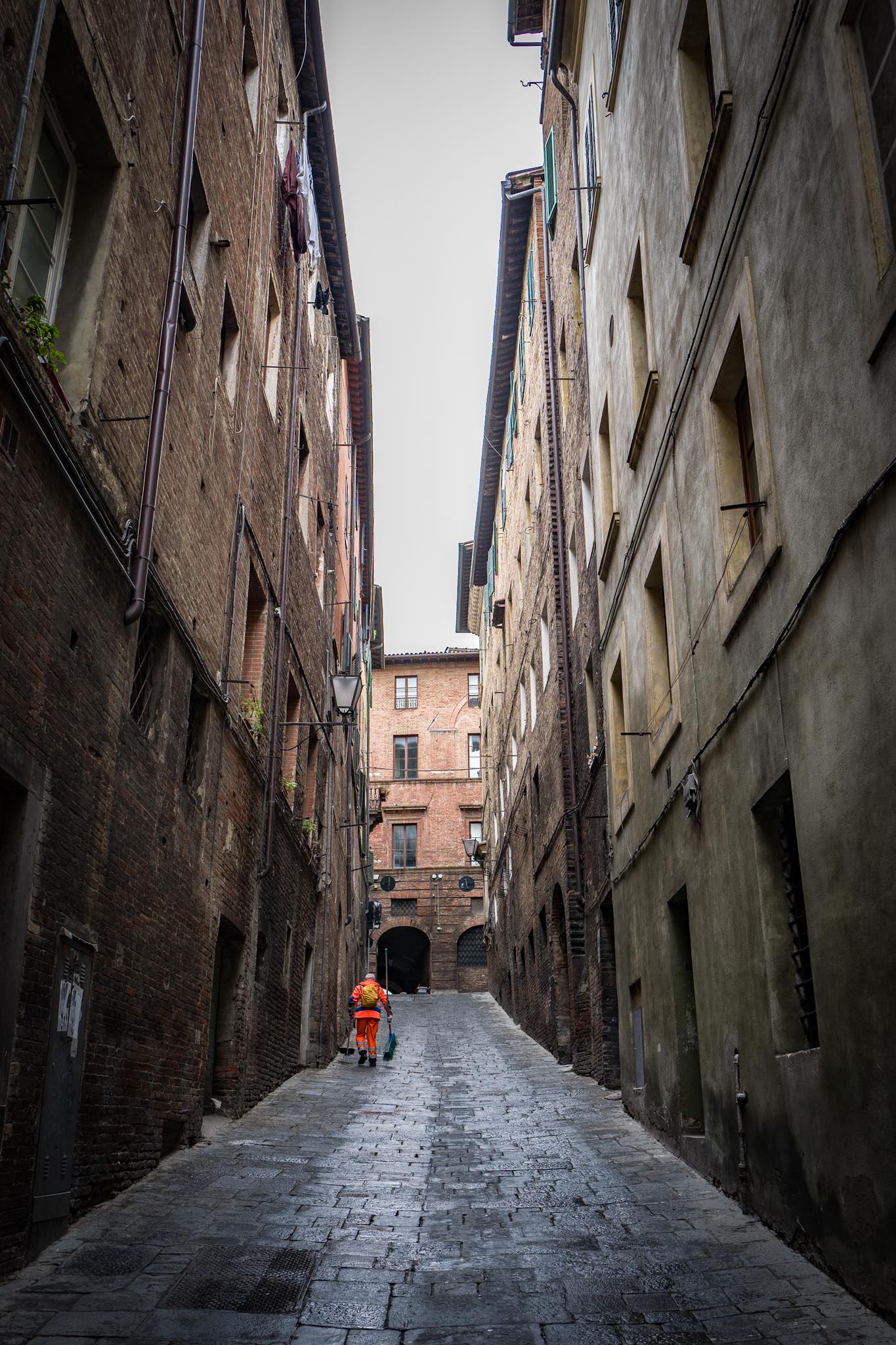 Amazing views down every alley