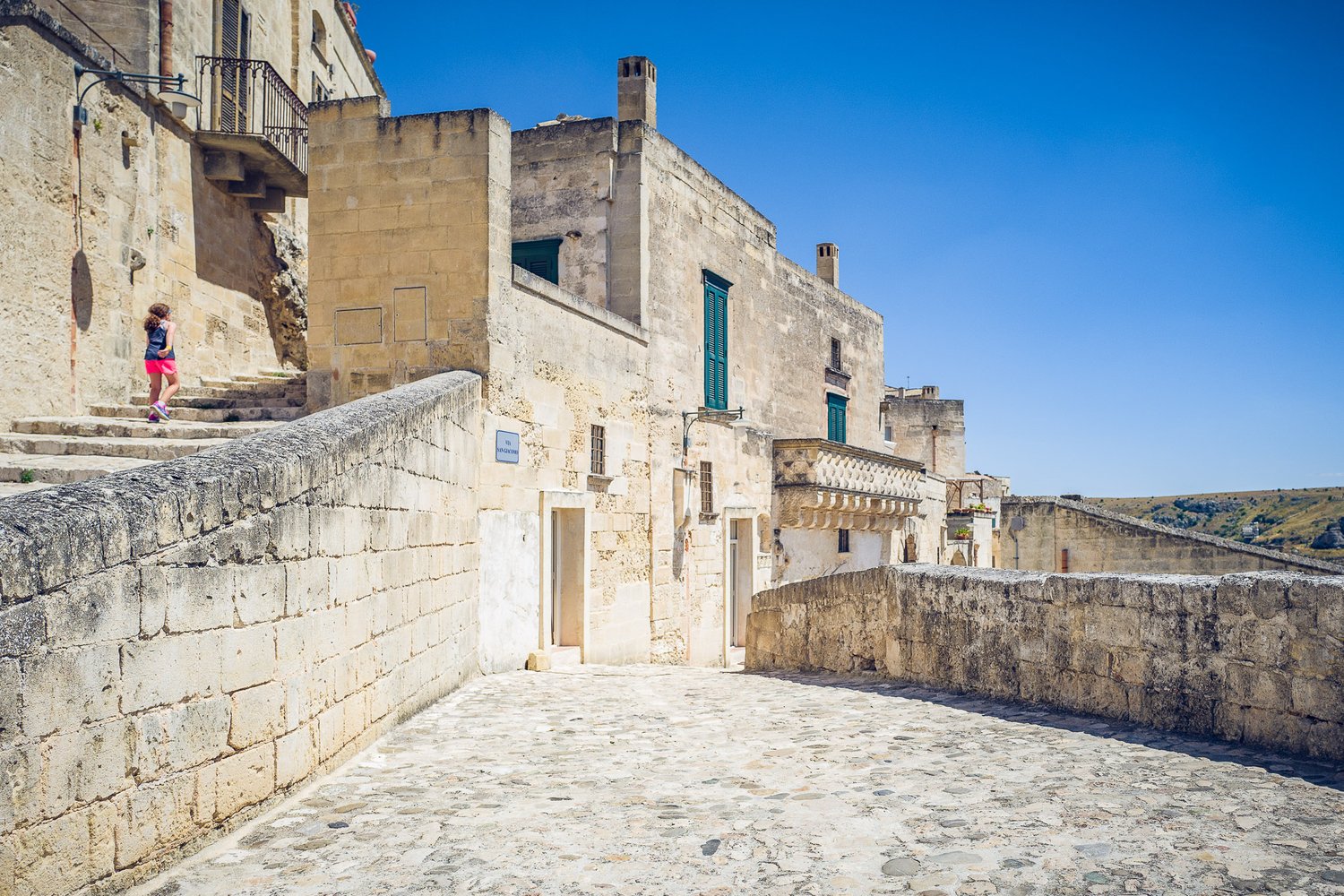  We arrived in Messina, Sicily and had a great dinner at a local restaurant. The next morning we headed down the coast to Taormina. Taormina is split between the beach and the town, with a cable car connecting the two. We parked at the beach and head