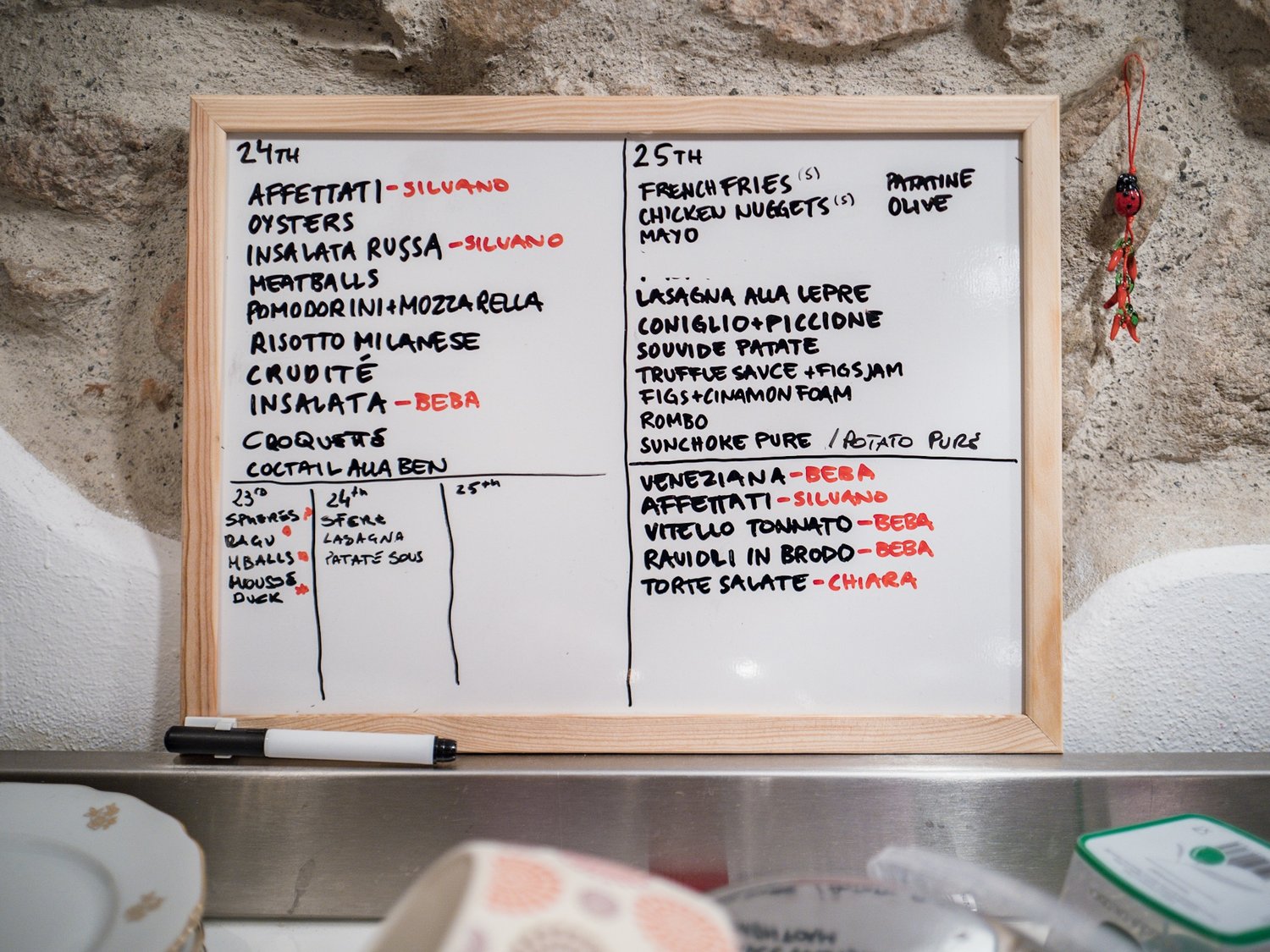  Epic Xmas Eve and Xmas Day Menu, so much planning but well worth it! 
