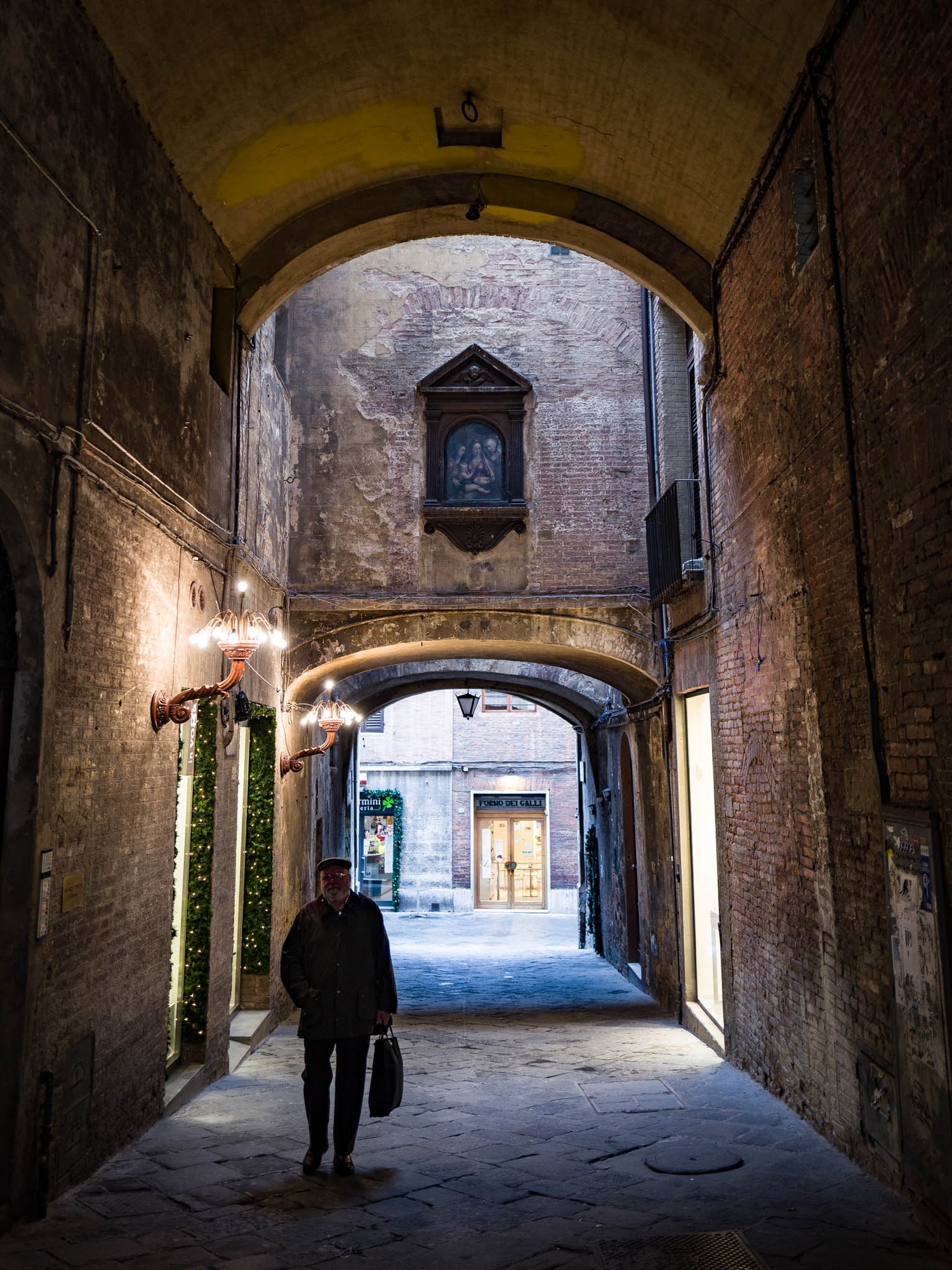 Covered alleyways