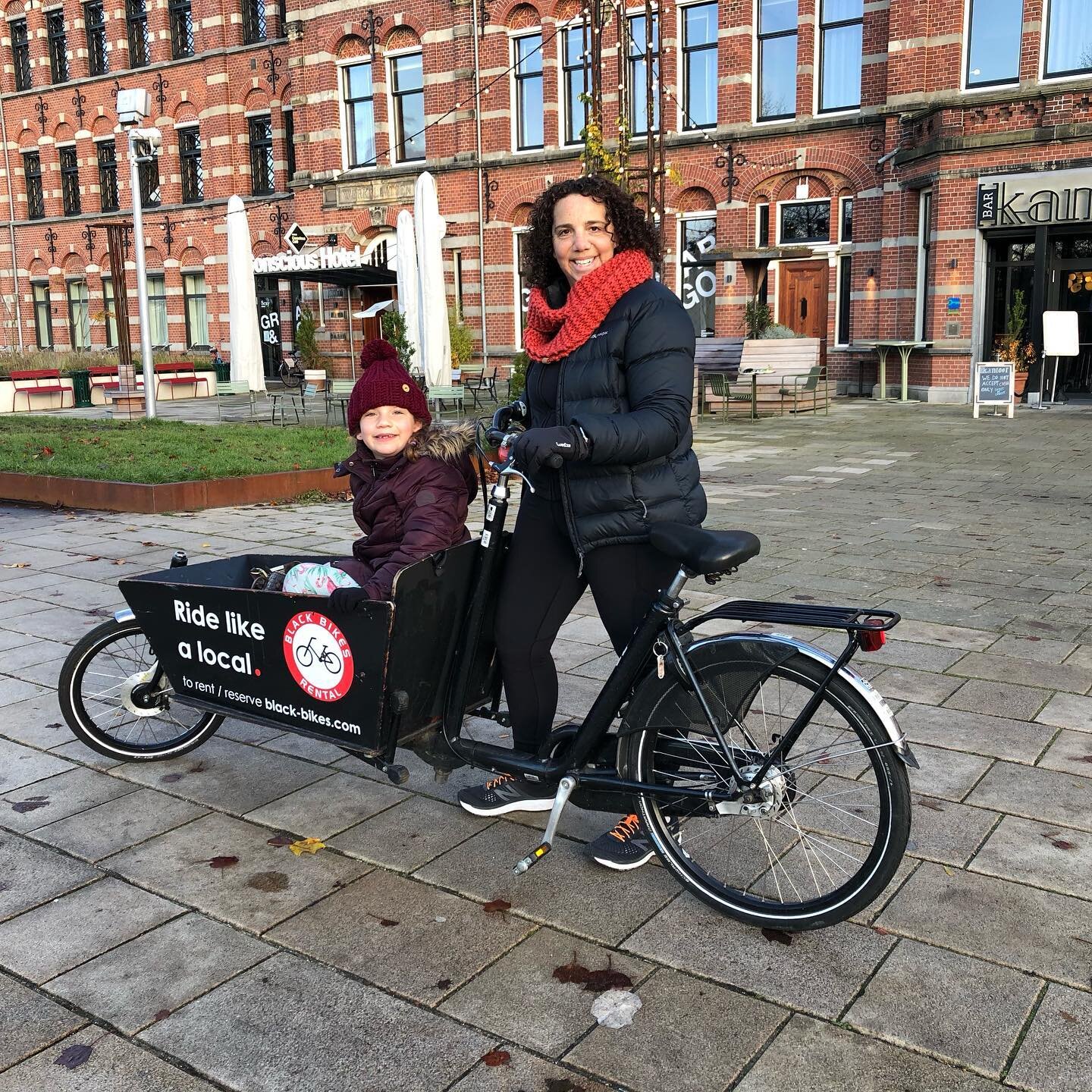 Bike riding in Amsterdam like a local.
