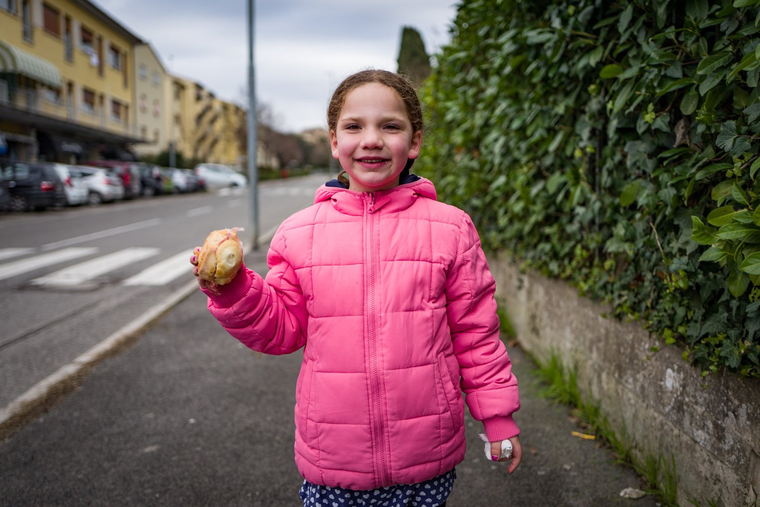 We had to rush out for a panini break after a gruelling (but lovely) day at the school.