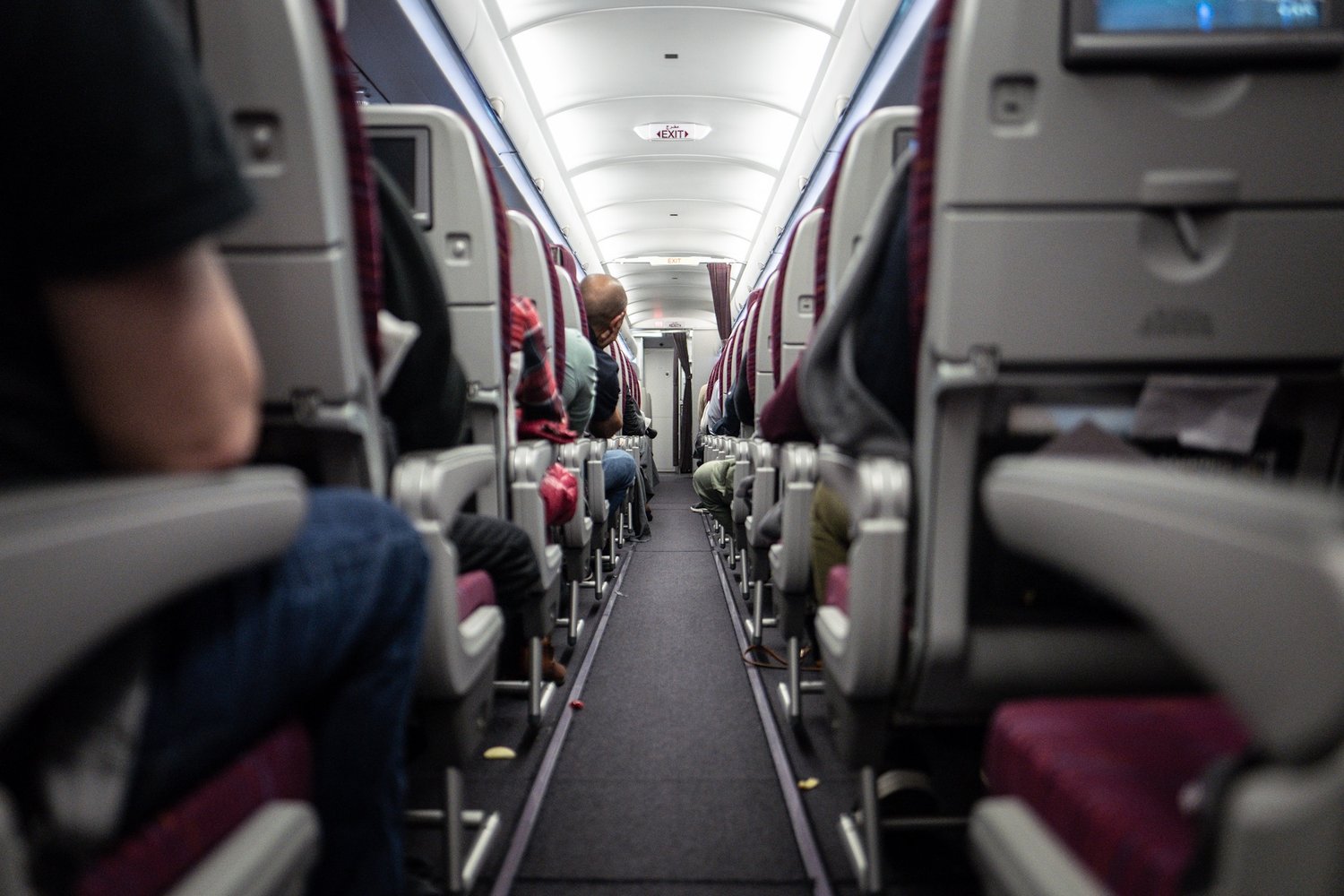 First flight went fine (apart from a little gastro). Ready for the second flight to Pisa.