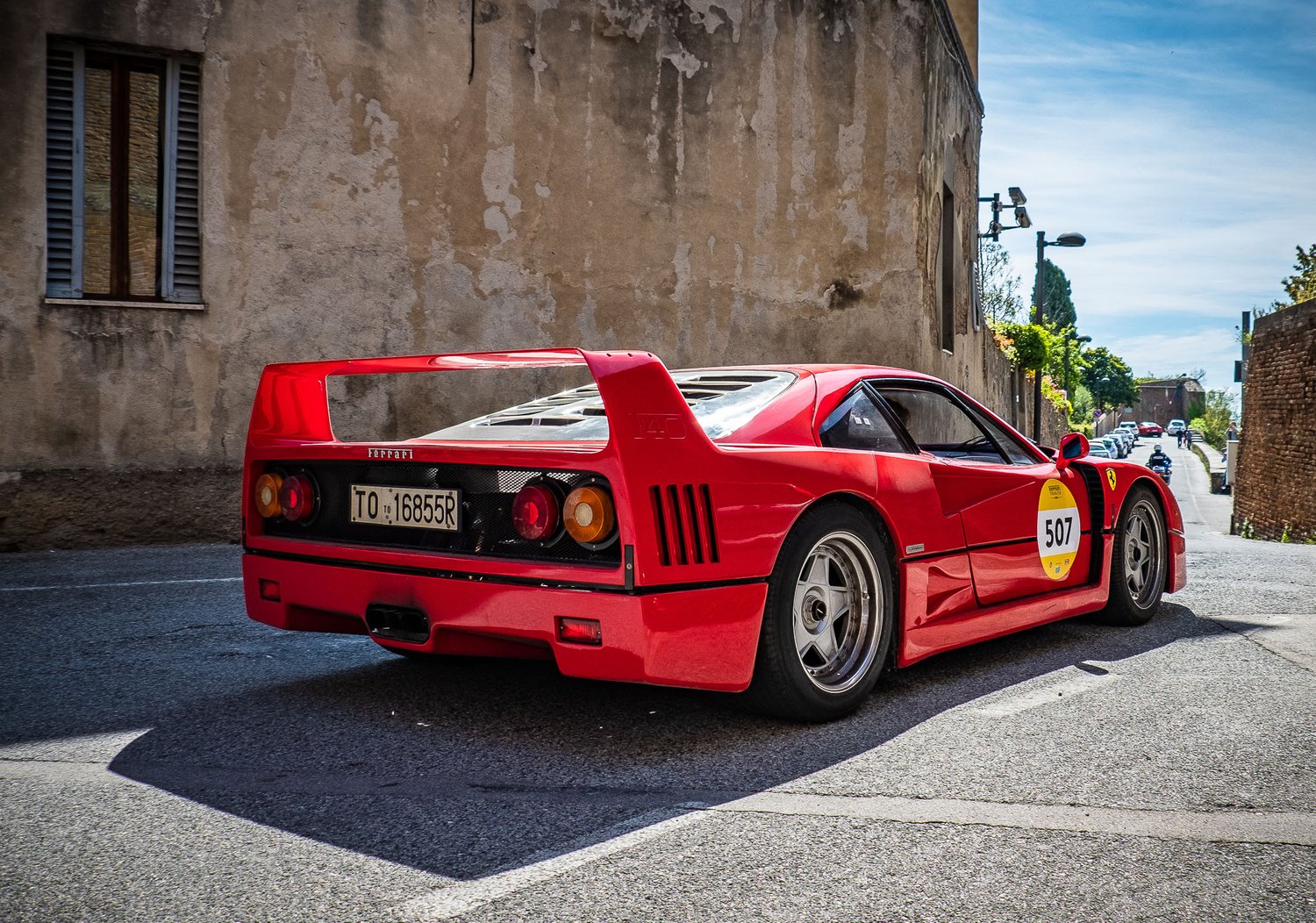  I followed the cars through the tiny Siena streets. Having accidentally driven through the historic center of an Italian town before (and received the ticket to prove it) I didn’t envy the drivers trying to navigate very expensive cars around the wi