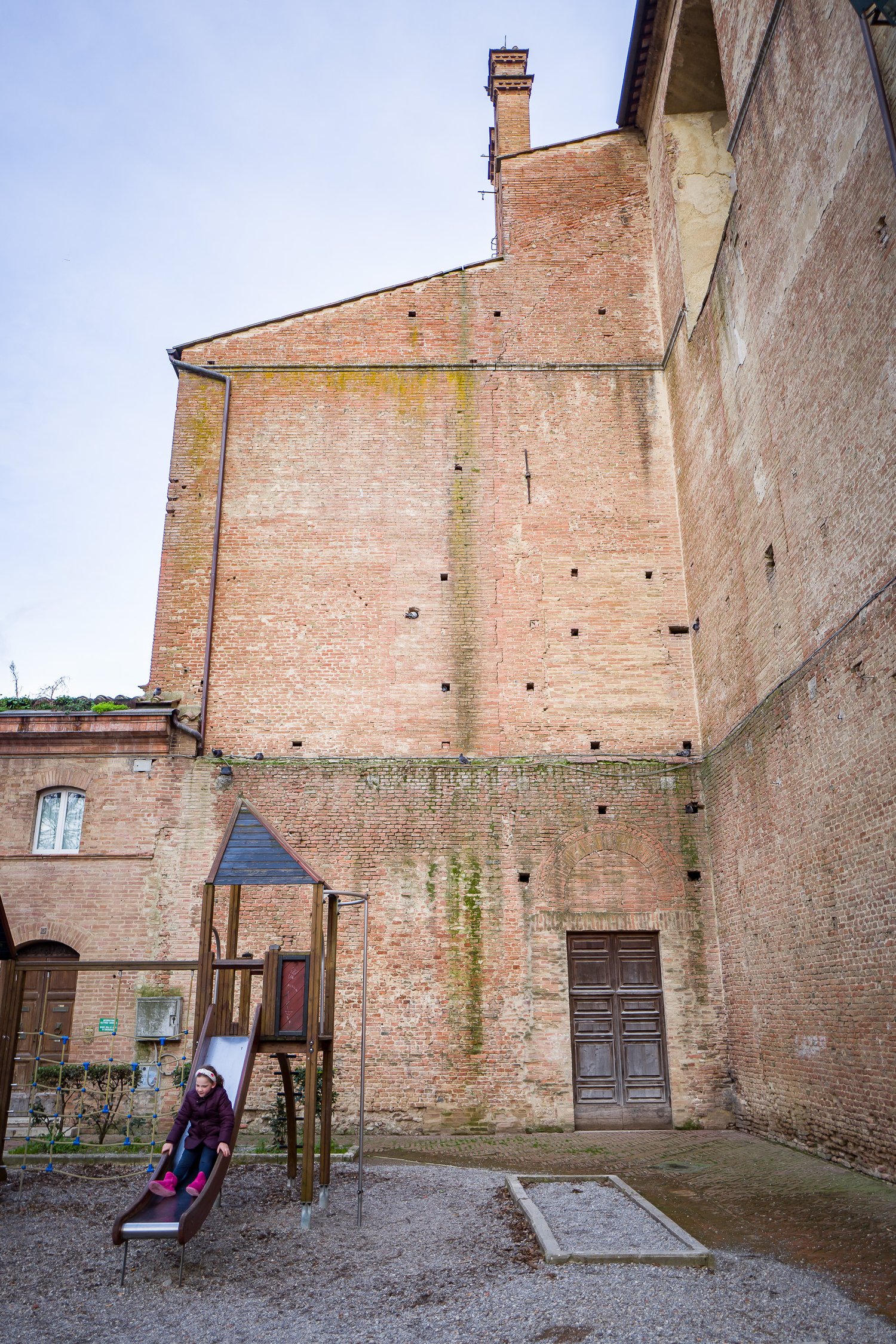  Found a playground in Siena for Audrey. 