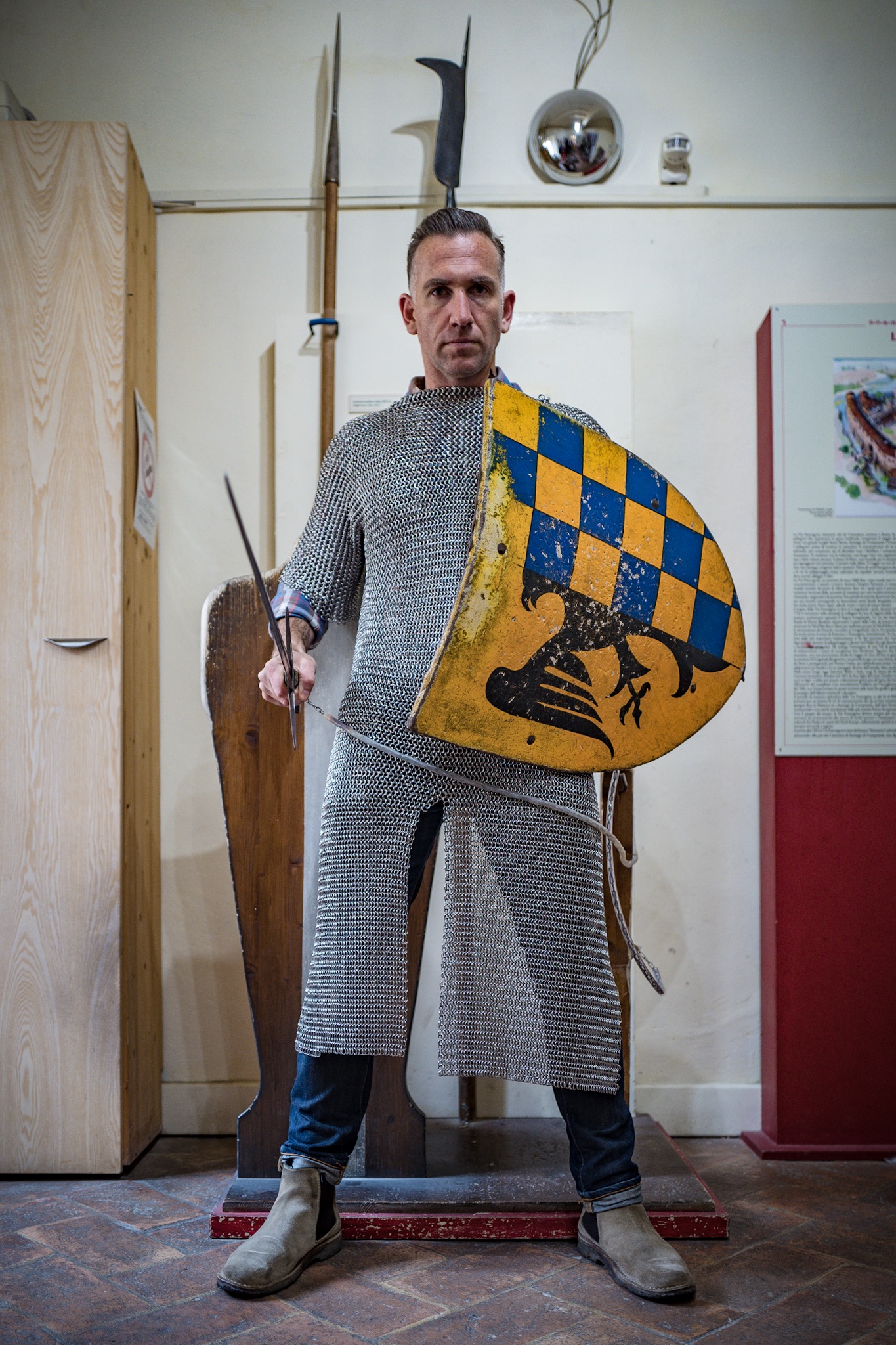They also let adults play with a 13th-century longsword with no supervision.