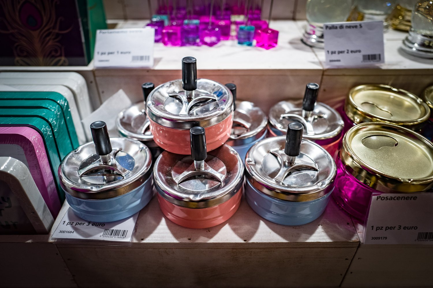You know you’re in Europe when every homewares store sells ashtrays