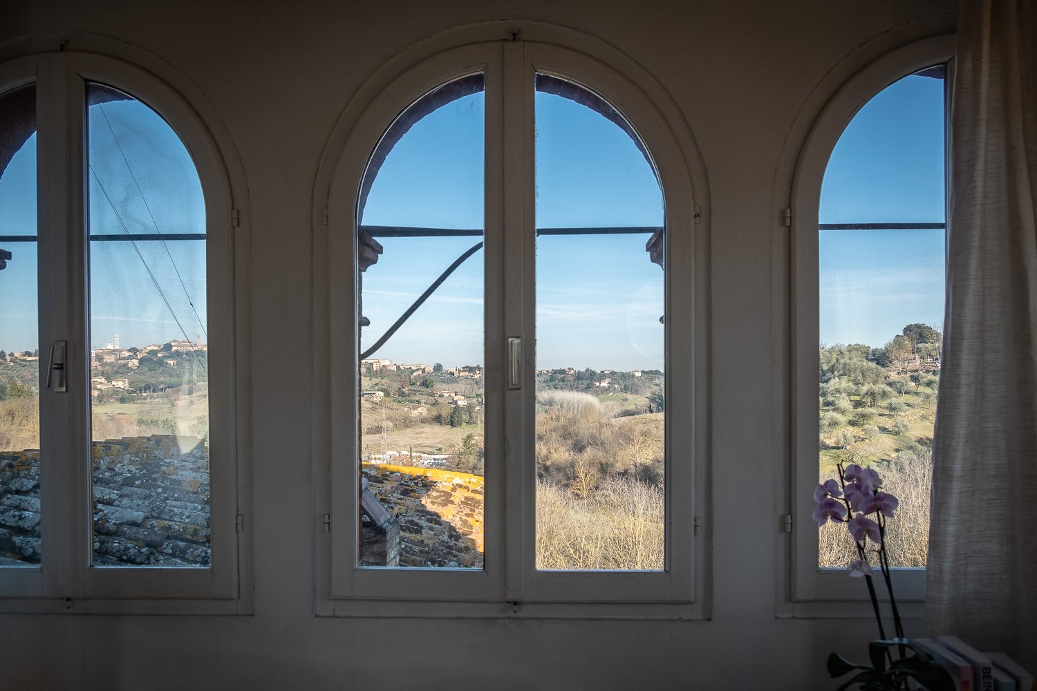  Views from our window. We sleep with the curtains open as the view in the morning is magical.  