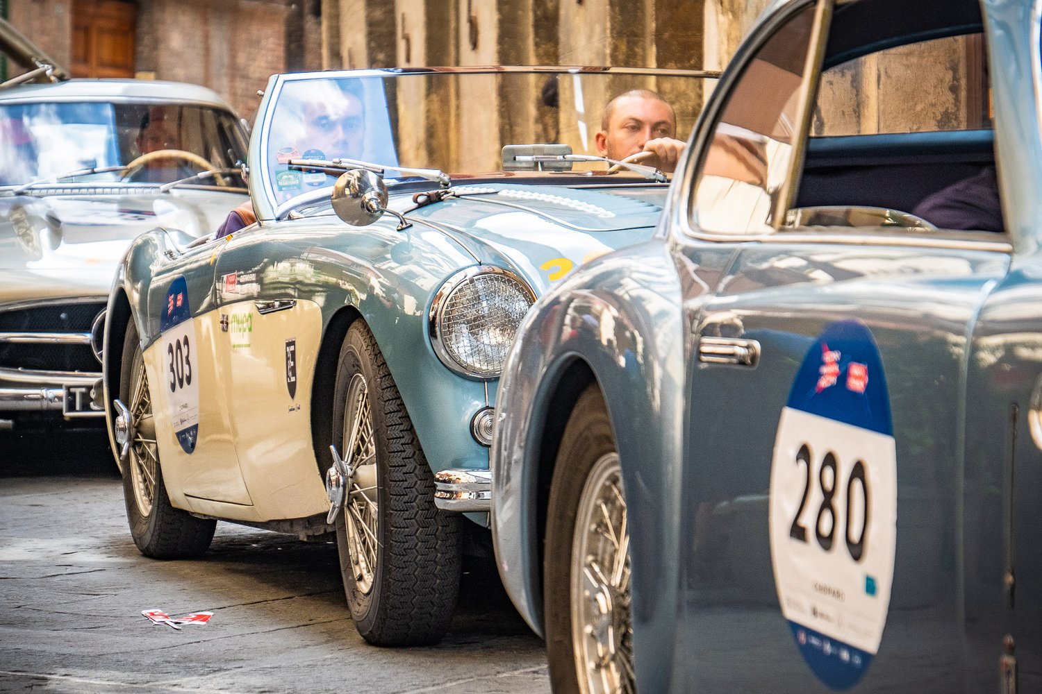  The final cars to come through were the 1950’a race cars like the stunning 1954 Maserati A6GCS, worth about $3mil. 