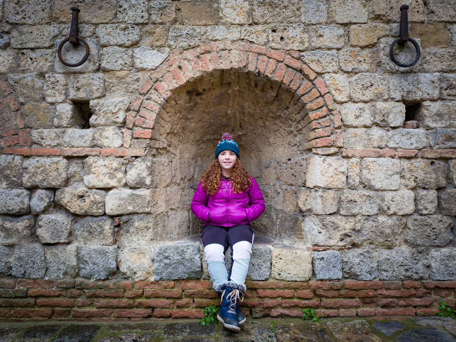 Medieval architecture portrait.